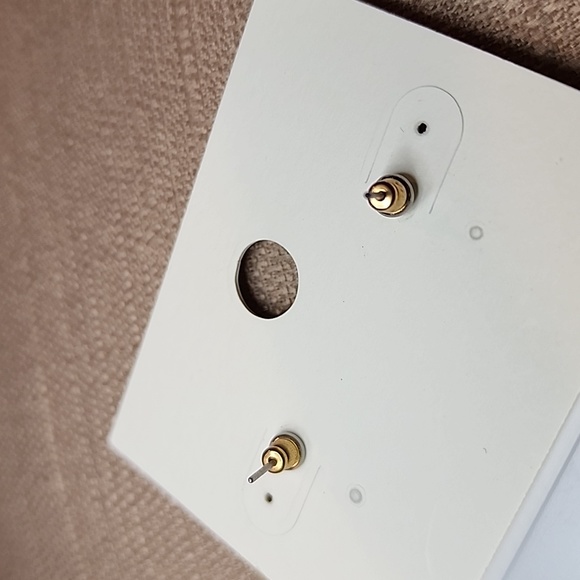 New Lane Bryant Rose-Tone Stone Embellished Earrings - Picture 5 of 5